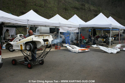 28/03/2010 : 2ème manche du Championnat du Sud 2010 à Alès (photos Yan Ching Agnus) 2010 — karting