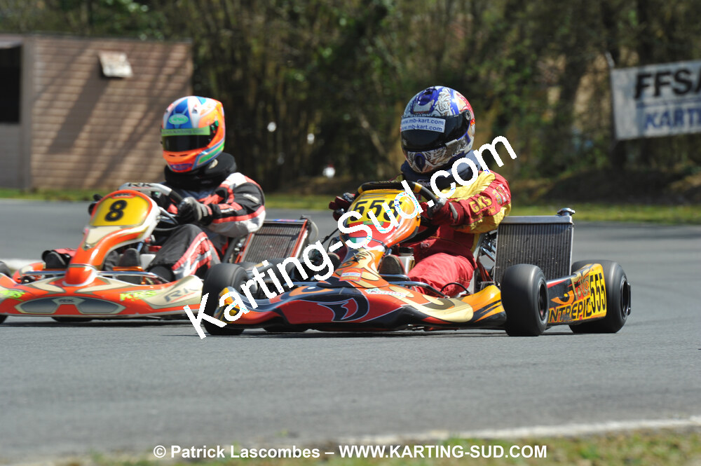 11/04/2010 : 2ème manche du Championnat Régional Open Atlantique 2010 à Layrac (photos Patrick Lascombes) 2010 — karting