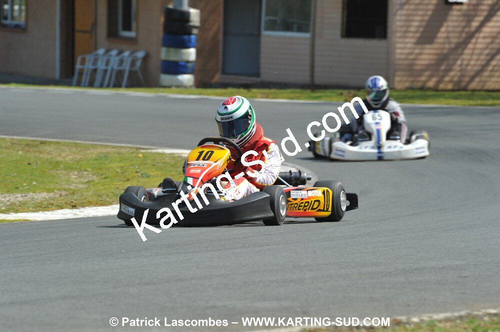 11/04/2010 : 2ème manche du Championnat Régional Open Atlantique 2010 à Layrac (photos Patrick Lascombes) 2010 — karting
