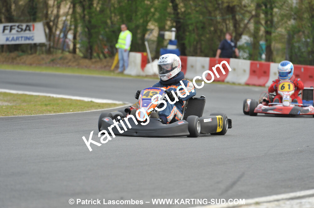11/04/2010 : 2ème manche du Championnat Régional Open Atlantique 2010 à Layrac (photos Patrick Lascombes) 2010 — karting