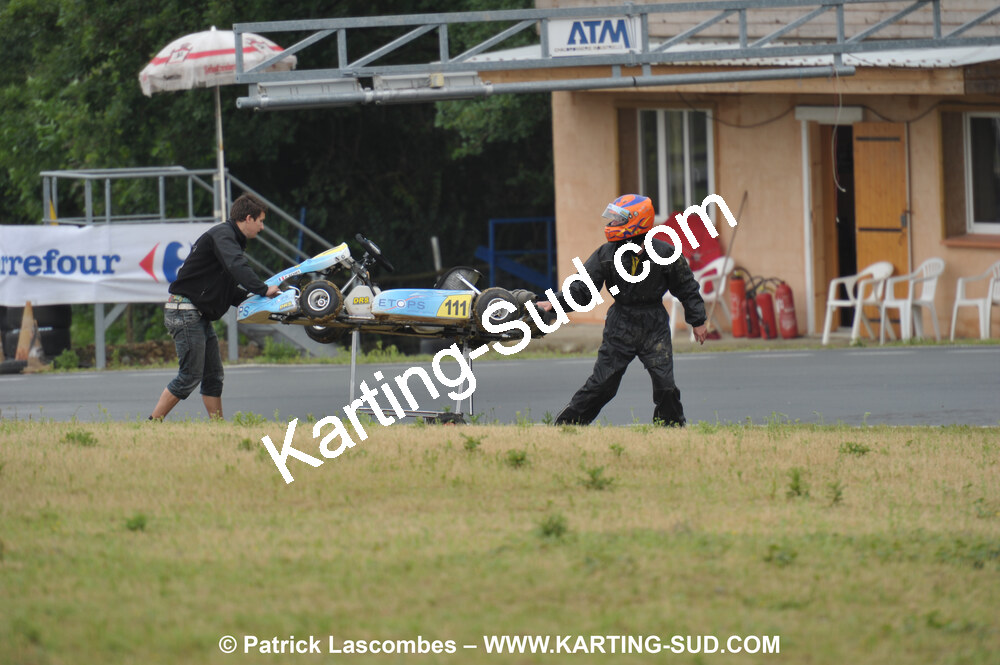 20/06/2010 : 4ème manche du Championnat Régional Open Atlantique 2010 à Layrac (photos Patrick Lascombes) 2010 — karting