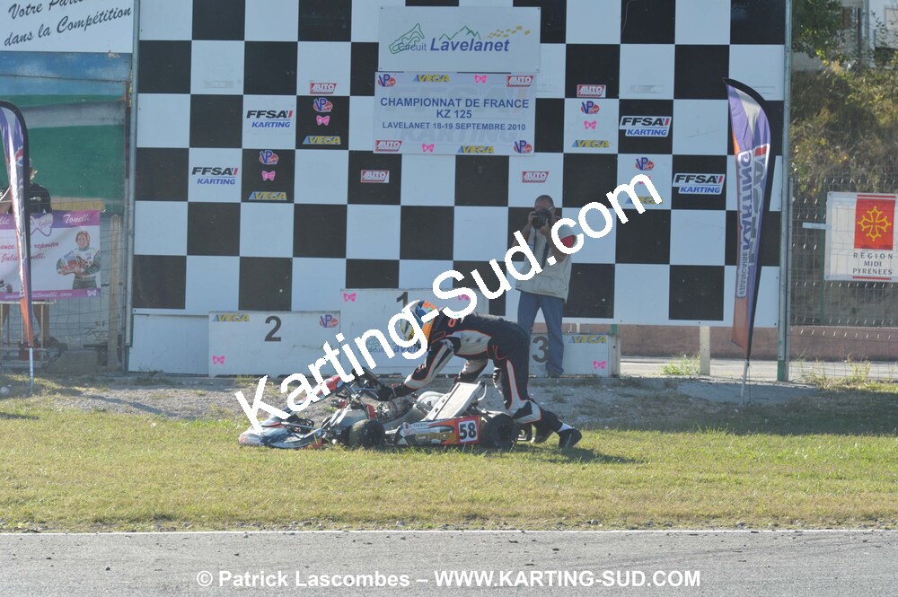 19/09/2010 : Championnat de France KZ125 et KZ125 Gentlemen à Lavelanet (photos Patrick Lascombes) 2010 — karting