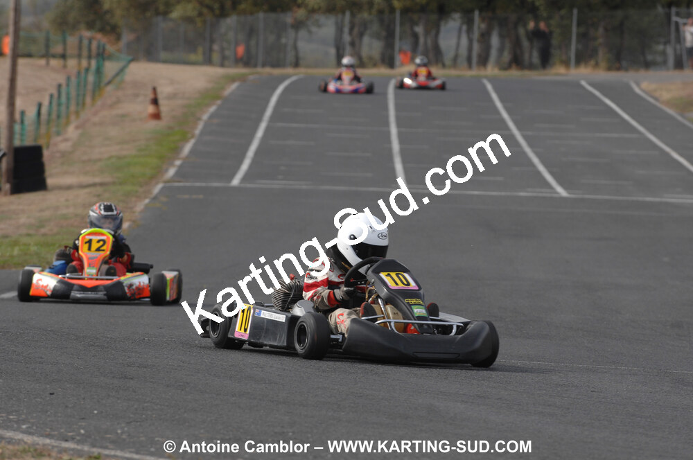 03/10/2010 : 4ème manche du Championnat du Sud 2010 à Belmont sur Rance (photos Antoine Camblor) 2010 — karting