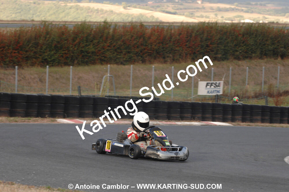 03/10/2010 : 4ème manche du Championnat du Sud 2010 à Belmont sur Rance (photos Antoine Camblor) 2010 — karting