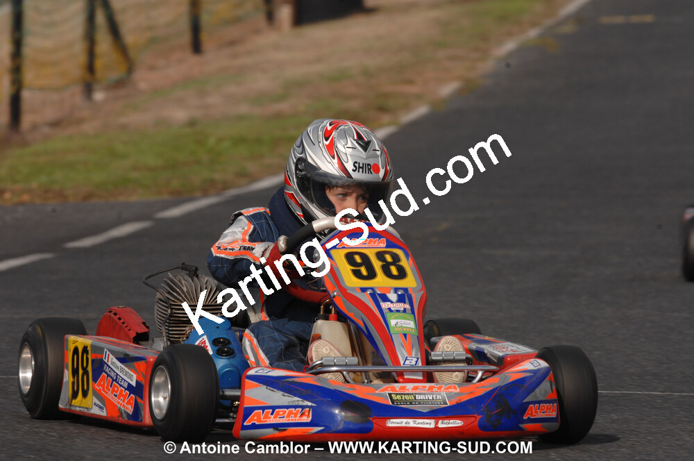 03/10/2010 : 4ème manche du Championnat du Sud 2010 à Belmont sur Rance (photos Antoine Camblor) 2010 — karting