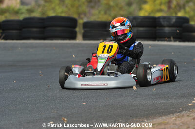 03/10/2010 : 4ème manche du Championnat du Sud 2010 à Belmont sur Rance (photos Patrick Lascombes) 2010 — karting