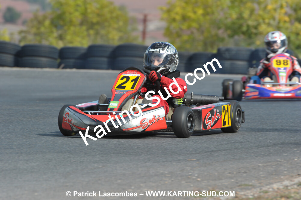 03/10/2010 : 4ème manche du Championnat du Sud 2010 à Belmont sur Rance (photos Patrick Lascombes) 2010 — karting
