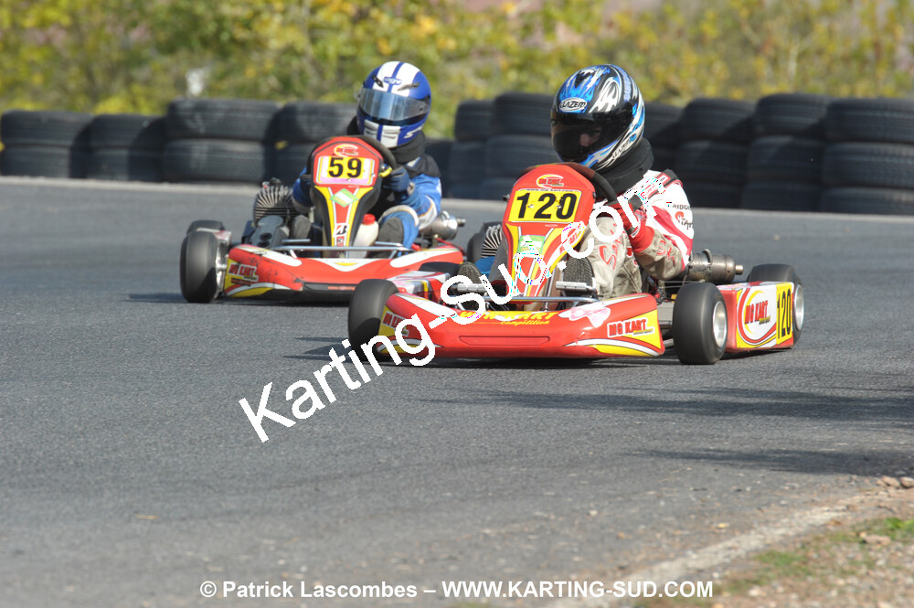 03/10/2010 : 4ème manche du Championnat du Sud 2010 à Belmont sur Rance (photos Patrick Lascombes) 2010 — karting