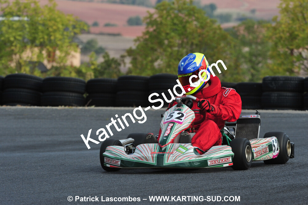 03/10/2010 : 4ème manche du Championnat du Sud 2010 à Belmont sur Rance (photos Patrick Lascombes) 2010 — karting