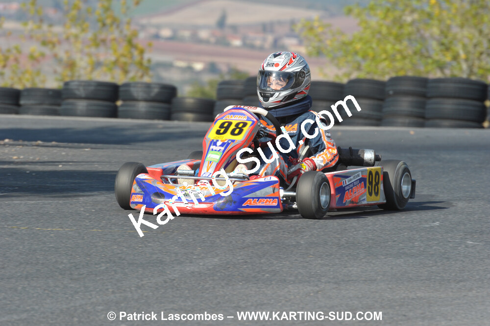 03/10/2010 : 4ème manche du Championnat du Sud 2010 à Belmont sur Rance (photos Patrick Lascombes) 2010 — karting