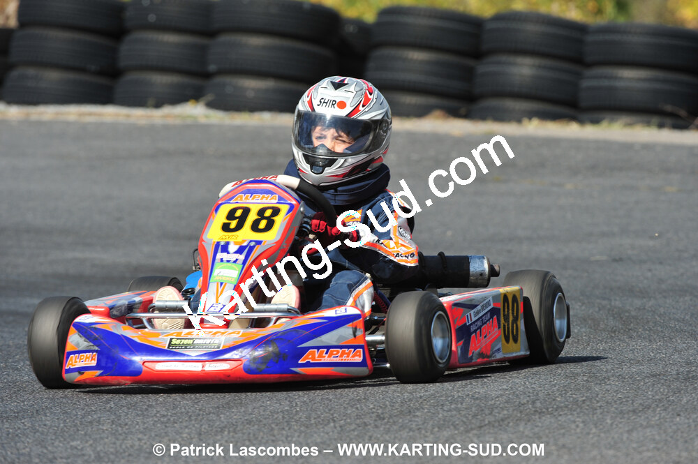 03/10/2010 : 4ème manche du Championnat du Sud 2010 à Belmont sur Rance (photos Patrick Lascombes) 2010 — karting