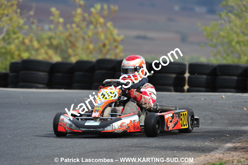 03/10/2010 : 4ème manche du Championnat du Sud 2010 à Belmont sur Rance (photos Patrick Lascombes) 2010 — karting