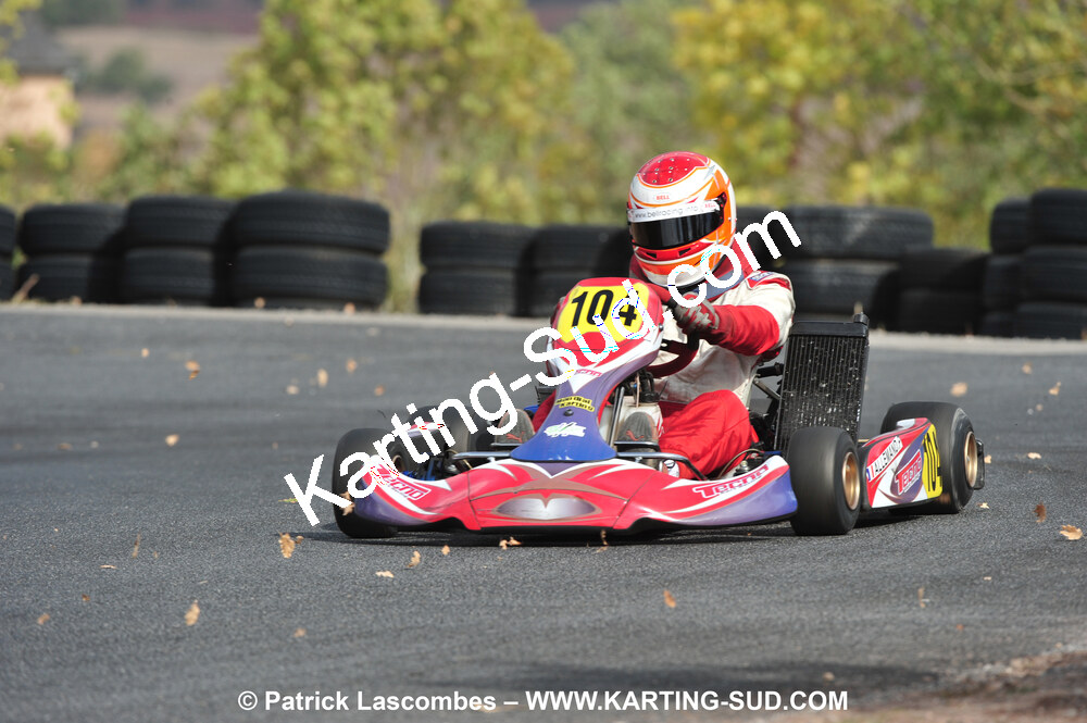 03/10/2010 : 4ème manche du Championnat du Sud 2010 à Belmont sur Rance (photos Patrick Lascombes) 2010 — karting