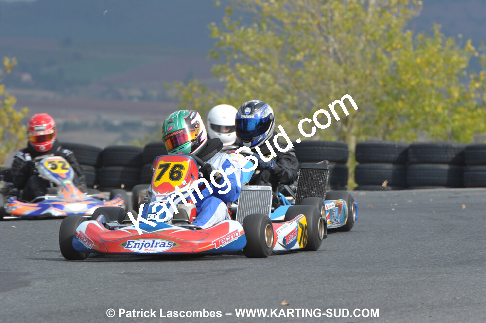 03/10/2010 : 4ème manche du Championnat du Sud 2010 à Belmont sur Rance (photos Patrick Lascombes) 2010 — karting