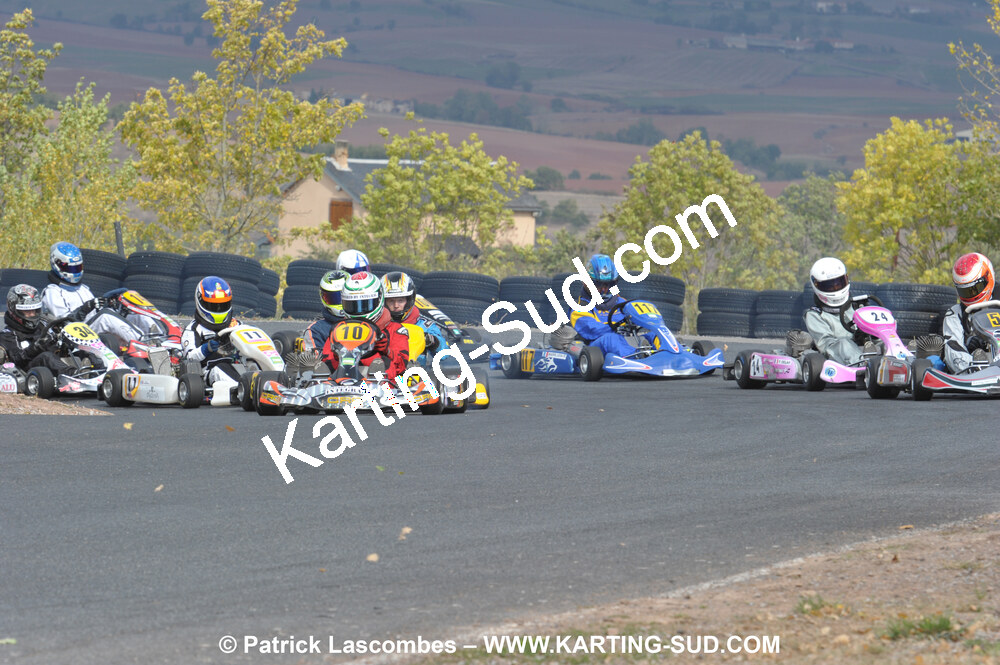 03/10/2010 : 4ème manche du Championnat du Sud 2010 à Belmont sur Rance (photos Patrick Lascombes) 2010 — karting