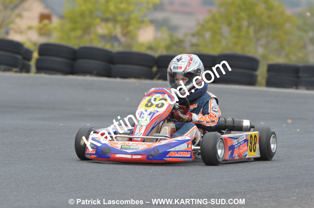 03/10/2010 : 4ème manche du Championnat du Sud 2010 à Belmont sur Rance (photos Patrick Lascombes) 2010 — karting