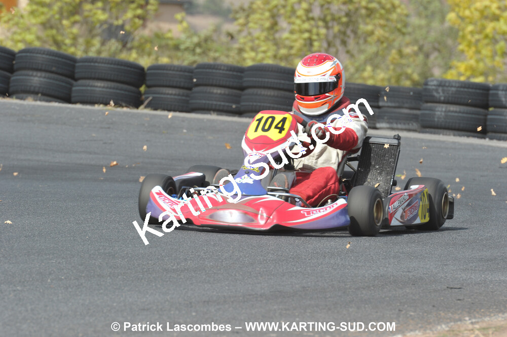 03/10/2010 : 4ème manche du Championnat du Sud 2010 à Belmont sur Rance (photos Patrick Lascombes) 2010 — karting