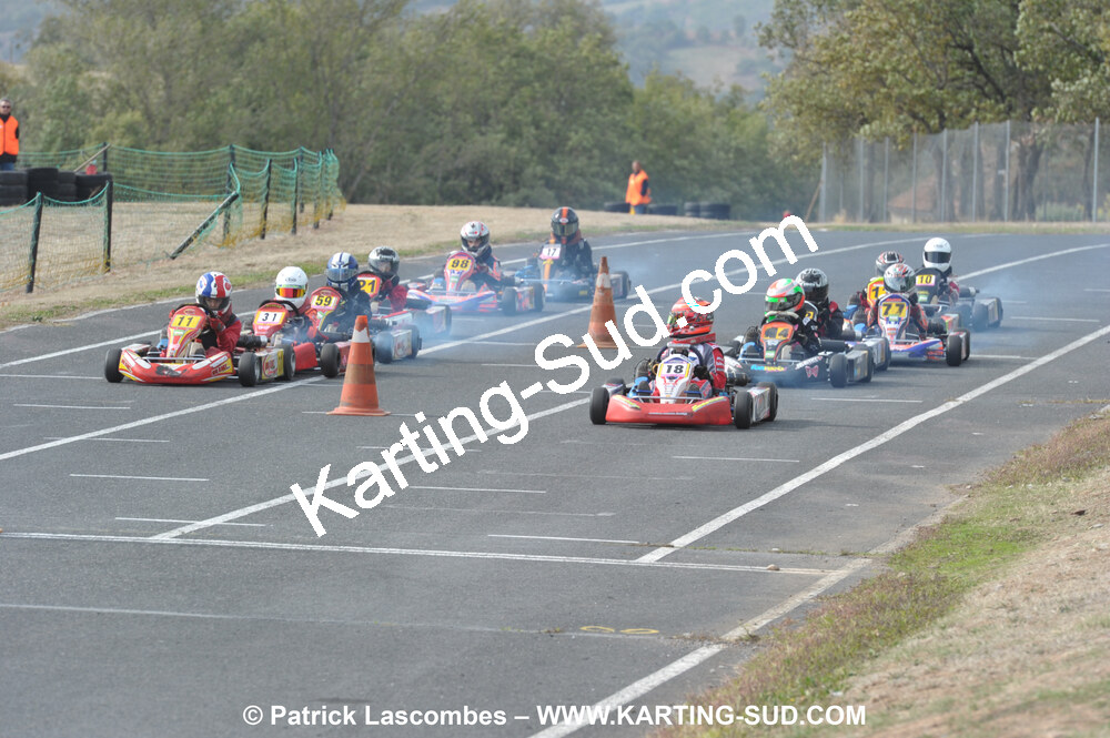 03/10/2010 : 4ème manche du Championnat du Sud 2010 à Belmont sur Rance (photos Patrick Lascombes) 2010 — karting