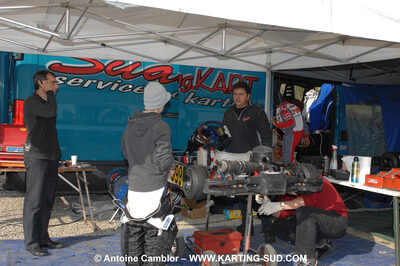 24/10/2010 : 2ème manche du Trophée Vincent Sanchez à Lavelanet (photos Antoine Camblor) 2010 — karting