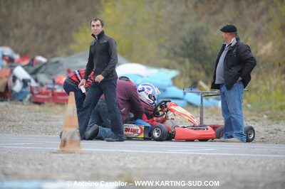 24/10/2010 : 2ème manche du Trophée Vincent Sanchez à Lavelanet (photos Antoine Camblor) 2010 — karting
