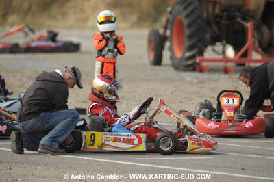 24/10/2010 : 2ème manche du Trophée Vincent Sanchez à Lavelanet (photos Antoine Camblor) 2010 — karting