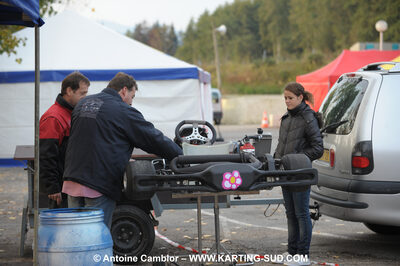 24/10/2010 : 2ème manche du Trophée Vincent Sanchez à Lavelanet (photos Antoine Camblor) 2010 — karting
