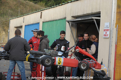 24/10/2010 : 2ème manche du Trophée Vincent Sanchez à Lavelanet (photos Antoine Camblor) 2010 — karting