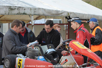 24/10/2010 : 2ème manche du Trophée Vincent Sanchez à Lavelanet (photos Antoine Camblor) 2010 — karting
