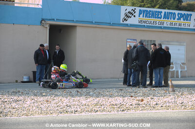 24/10/2010 : 2ème manche du Trophée Vincent Sanchez à Lavelanet (photos Antoine Camblor) 2010 — karting