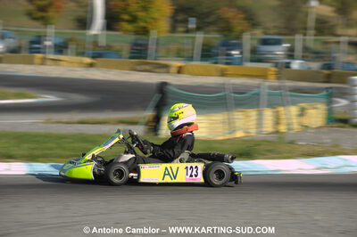 24/10/2010 : 2ème manche du Trophée Vincent Sanchez à Lavelanet (photos Antoine Camblor) 2010 — karting