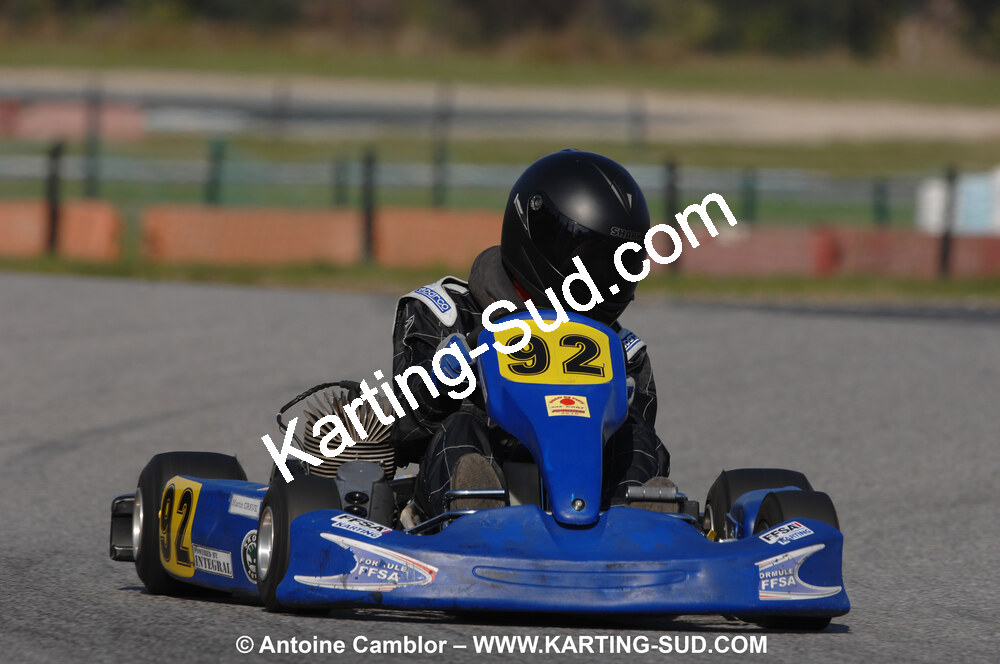 24/10/2010 : 2ème manche du Trophée Vincent Sanchez à Lavelanet (photos Antoine Camblor) 2010 — karting