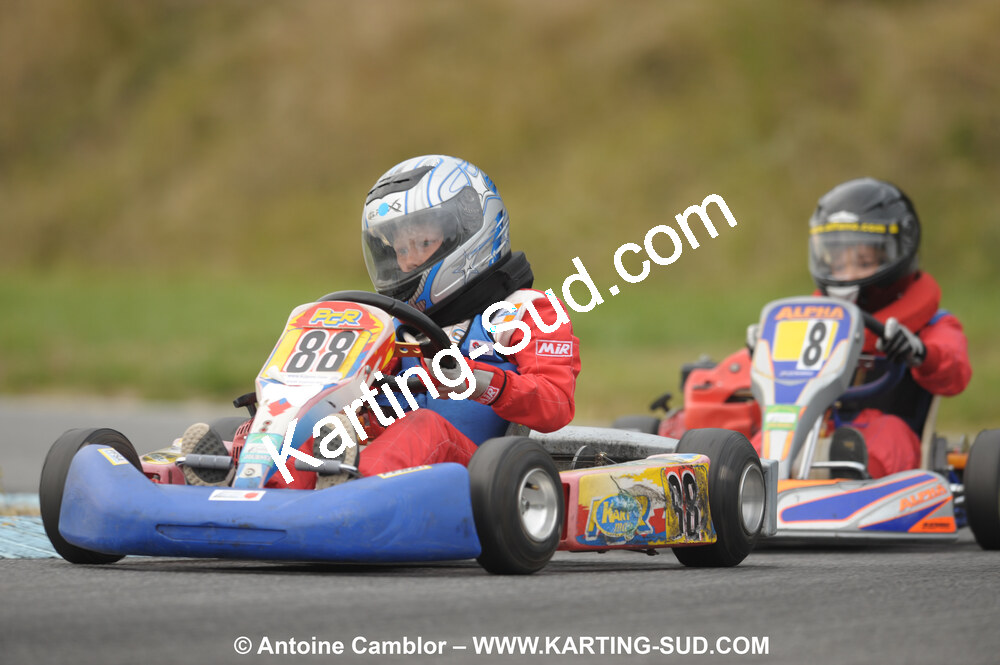 24/10/2010 : 2ème manche du Trophée Vincent Sanchez à Lavelanet (photos Antoine Camblor) 2010 — karting