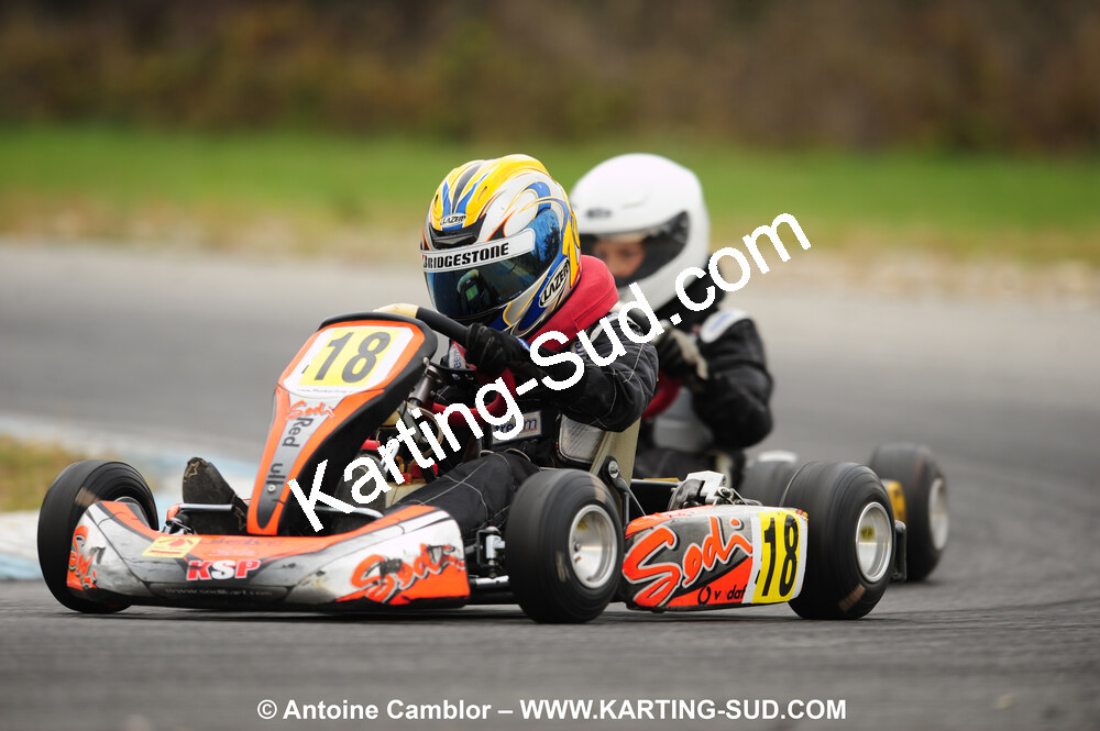 24/10/2010 : 2ème manche du Trophée Vincent Sanchez à Lavelanet (photos Antoine Camblor) 2010 — karting