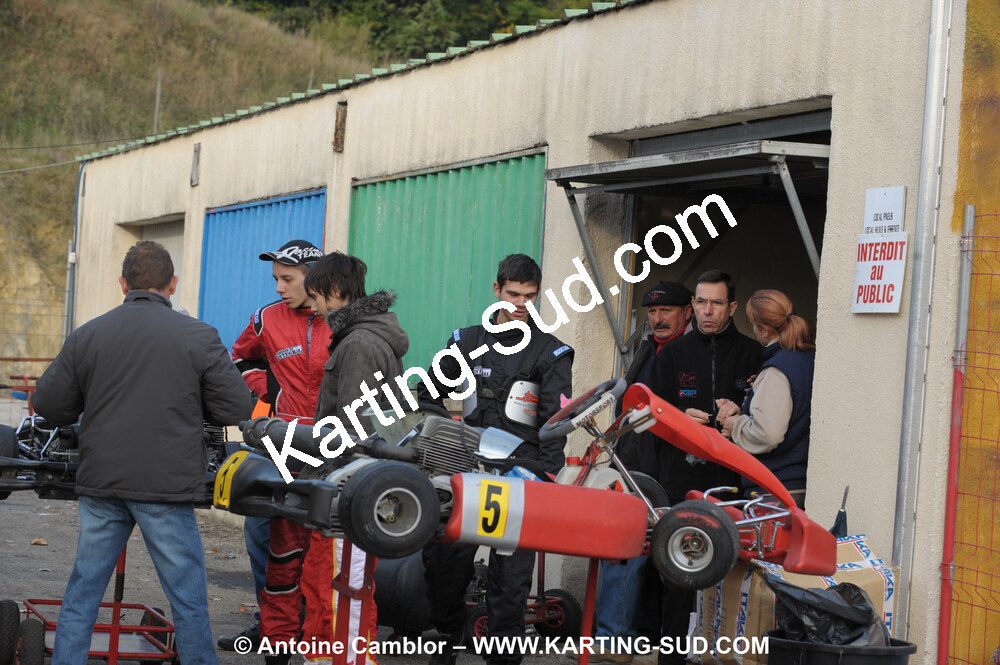 24/10/2010 : 2ème manche du Trophée Vincent Sanchez à Lavelanet (photos Antoine Camblor) 2010 — karting