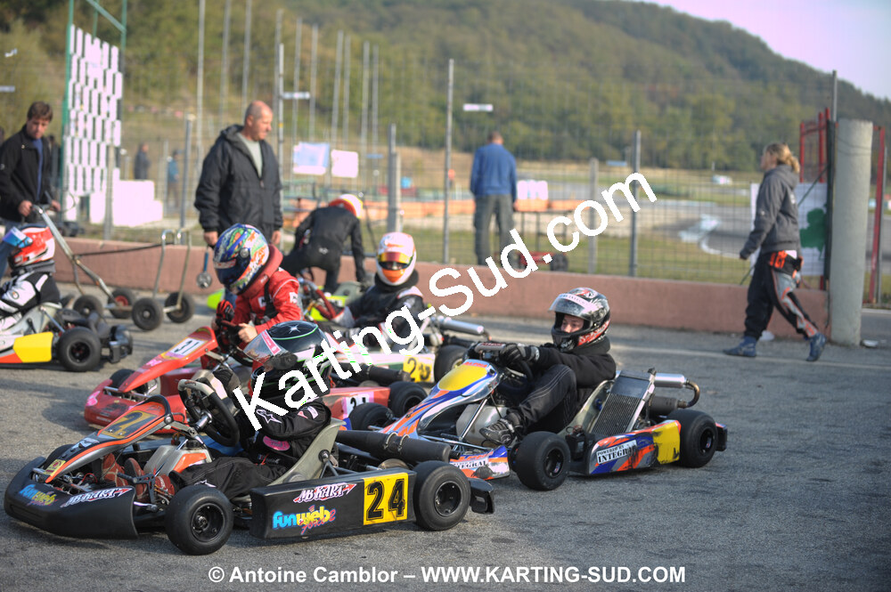 24/10/2010 : 2ème manche du Trophée Vincent Sanchez à Lavelanet (photos Antoine Camblor) 2010 — karting