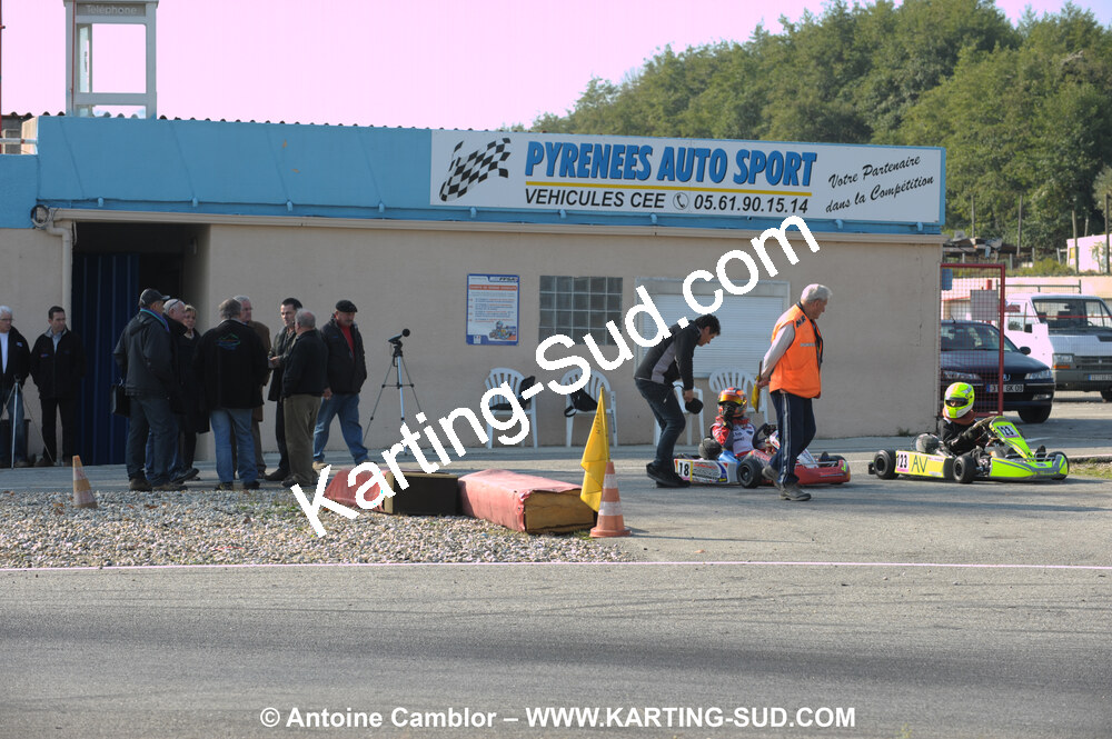 24/10/2010 : 2ème manche du Trophée Vincent Sanchez à Lavelanet (photos Antoine Camblor) 2010 — karting