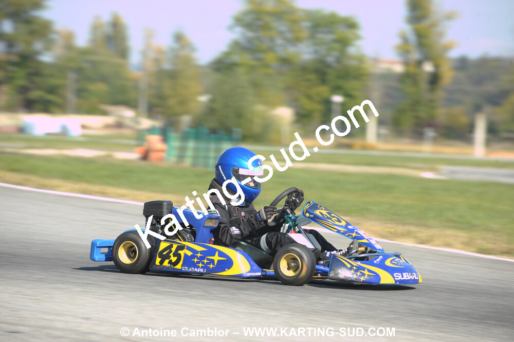 24/10/2010 : 2ème manche du Trophée Vincent Sanchez à Lavelanet (photos Antoine Camblor) 2010 — karting
