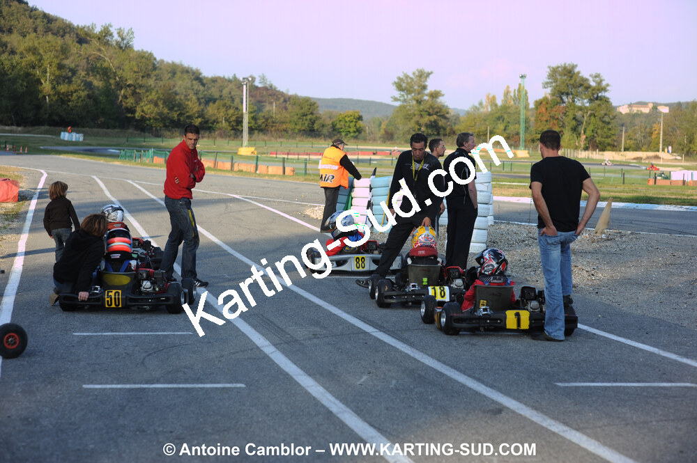 24/10/2010 : 2ème manche du Trophée Vincent Sanchez à Lavelanet (photos Antoine Camblor) 2010 — karting