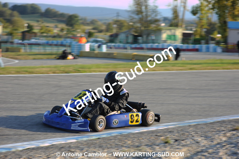 24/10/2010 : 2ème manche du Trophée Vincent Sanchez à Lavelanet (photos Antoine Camblor) 2010 — karting