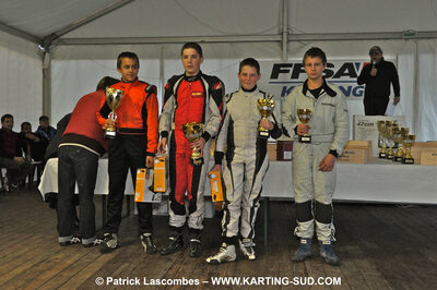 31/10/2010 : 7ème manche du Championnat Régional Open Atlantique 2010 à Mérignac (photos Patrick Lascombes) 2010 — karting