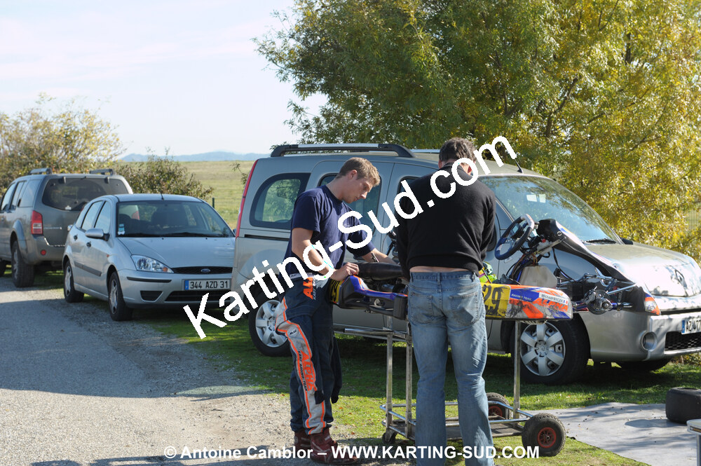 06/11/2010 : 5ème manche du Championnat du Sud 2010 à Carcassonne (photos Antoine Camblor) 2010 — karting