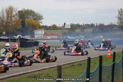 07/11/2010 : 5ème manche du Championnat du Sud 2010 à Carcassonne (photos Timo Bastian) 2010 — karting