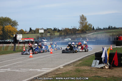 07/11/2010 : 5ème manche du Championnat du Sud 2010 à Carcassonne (photos Timo Bastian) 2010 — karting
