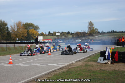 07/11/2010 : 5ème manche du Championnat du Sud 2010 à Carcassonne (photos Timo Bastian) 2010 — karting