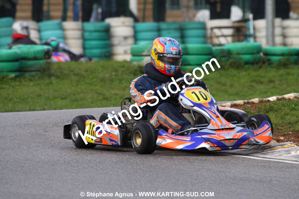 Adrian LAFILLE — 21/11/2010 : Trophée de la Brasserie Didier Racing à Alès (photos Stéphane Agnus) 2010 — karting