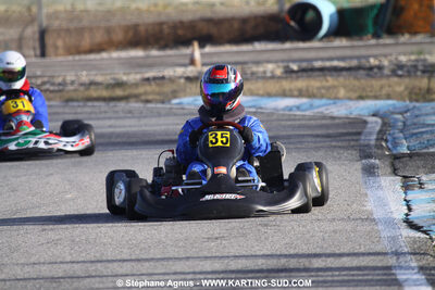 Cédric AZEMA — 04/12/2010 : Course Club Téléthon 2010 à Lavelanet (photos Stéphane Agnus) 2010 — karting