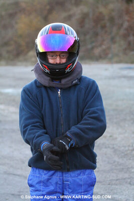 Cédric AZEMA — 04/12/2010 : Course Club Téléthon 2010 à Lavelanet (photos Stéphane Agnus) 2010 — karting