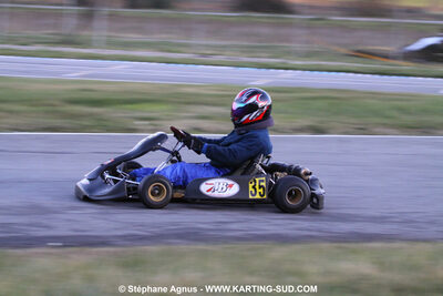 Cédric AZEMA — 04/12/2010 : Course Club Téléthon 2010 à Lavelanet (photos Stéphane Agnus) 2010 — karting