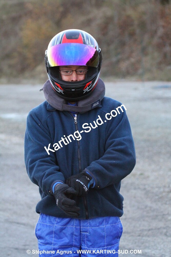 Cédric AZEMA — 04/12/2010 : Course Club Téléthon 2010 à Lavelanet (photos Stéphane Agnus) 2010 — karting