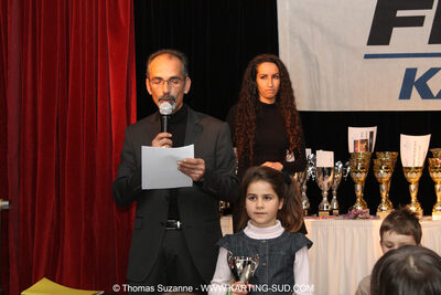 Nicolas ZERVOS — 18/12/2010 : Remise des Prix du Championnat du Sud 2010 (photos SUZANNE Thomas) 2010 — karting